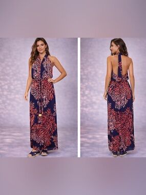 Michael Michael Kors halter maxi dress